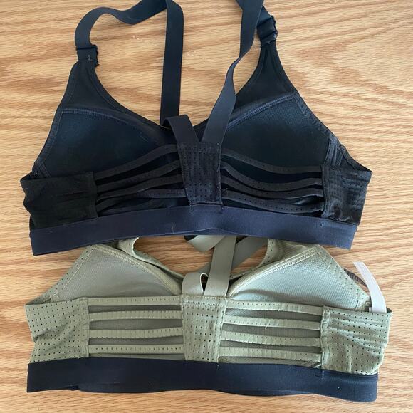 Lot of Two Victoria's Secret Sport Lightweight Sports Bras 34A Strappy - Picture 2 of 4